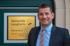 Erster Bürgermeister Simon Schäffler                 Foto: Gemeinde Langfurth